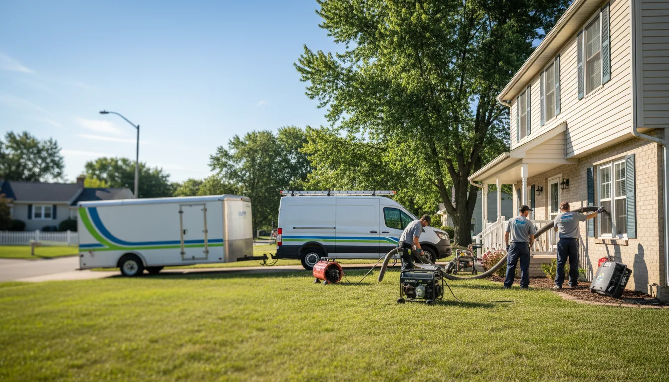 Flooded Basement Restoration And Cleanup With Repair in Mauston, WI near me